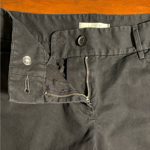 Loft black cropped chinos size 10 - Picture 7 of 7